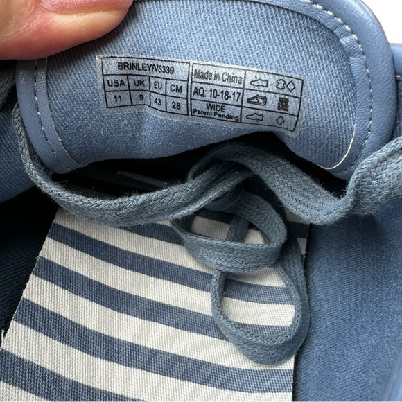 Vionic Brinley Sneaker Water Resistant Blue Suede Womens Shoe size 11 - Picture 6 of 11